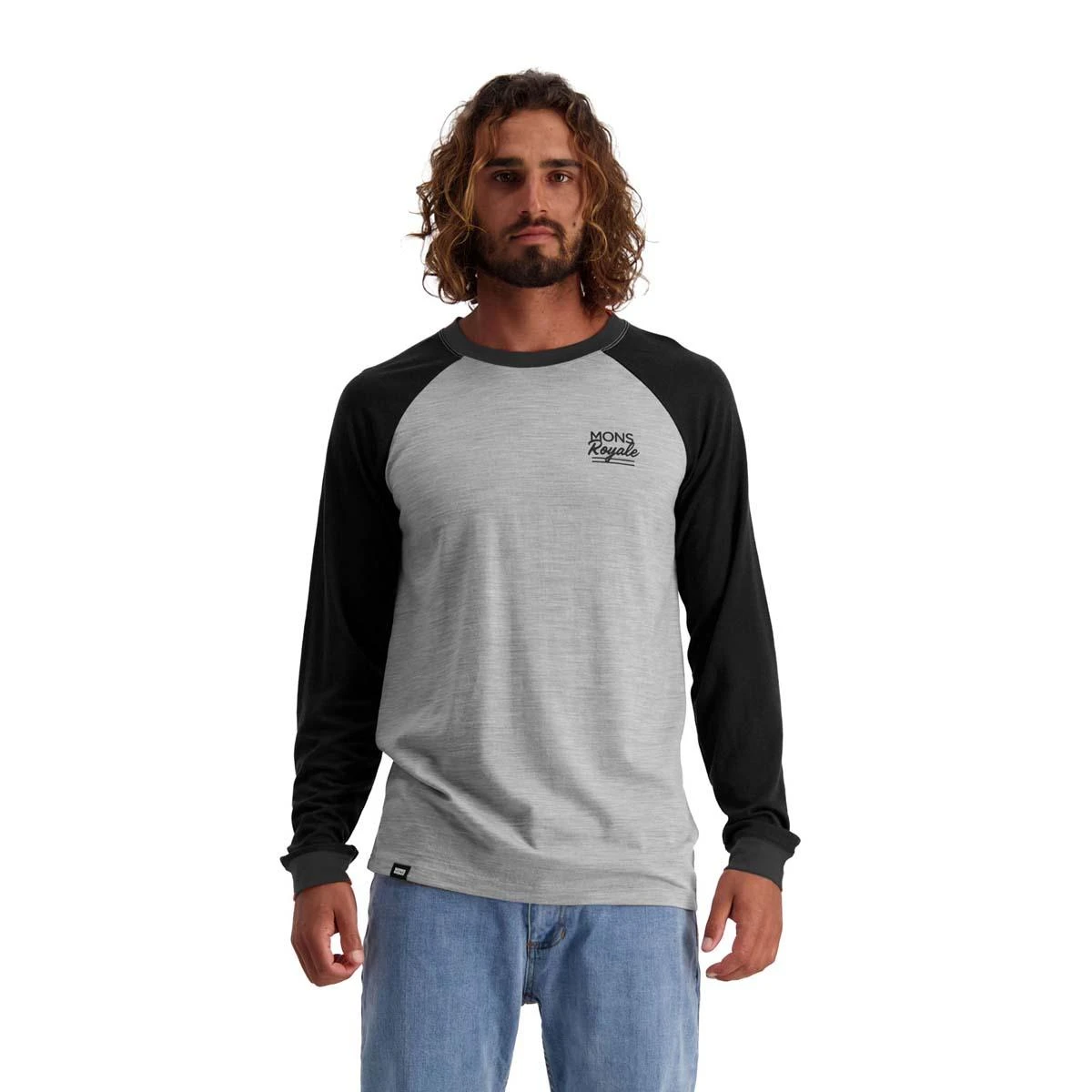 Mons Royale Mens The Go To Raglan LS 1 Mons Royale Mens The Go To Raglan LS