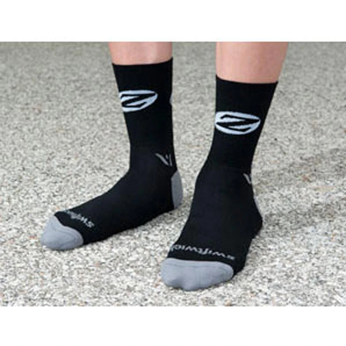 Zipp 5-in Socks Black/Gray Small 1 Zipp 5-in Socks Black/Gray Small