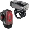 Lezyne KTV Drive Headlight And KTV Pro Smart Taillight Set: Black