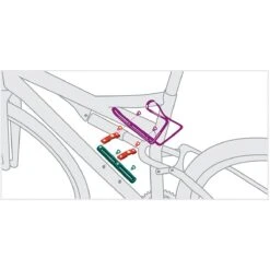 Wolf Tooth Components B-RAD Half Bottle Cage Adapter -Bicycle Discount Store RK1405 03 66003.1681538583