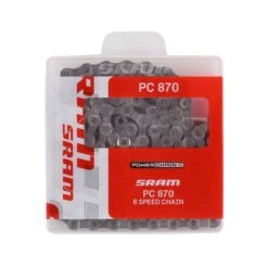 SRAM PC-870 6/7/8 Speed Chain W/ Powerlink 2022 -Bicycle Discount Store SRAM303 silver 73737.1684453970