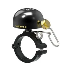 Lezyne Classic Brass Bell Hard Mount Black