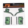 Fox Racing Shox Fox Racing Retro Heritage Fork And Shock Decal Kit Green