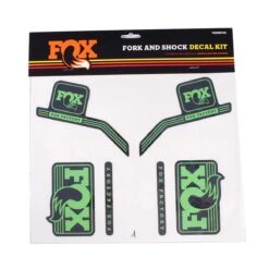 Fox Racing Shox Fox Racing Retro Heritage Fork And Shock Decal Kit Green