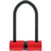 Abus 440A Alarm U-Lock - 4.2 X 6.3in, Keyed, Black/Red, Includes Bracket