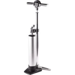 Crank Brothers Klic Floor Pump: Digital Gauge Compression Canister